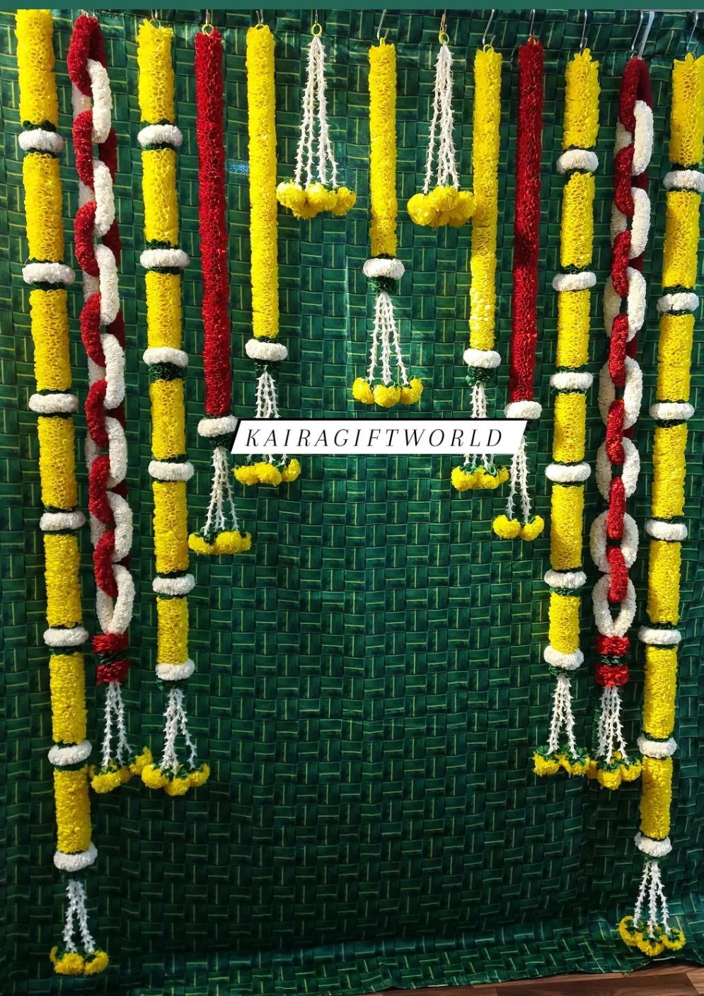 Yellow Red Garlands Set