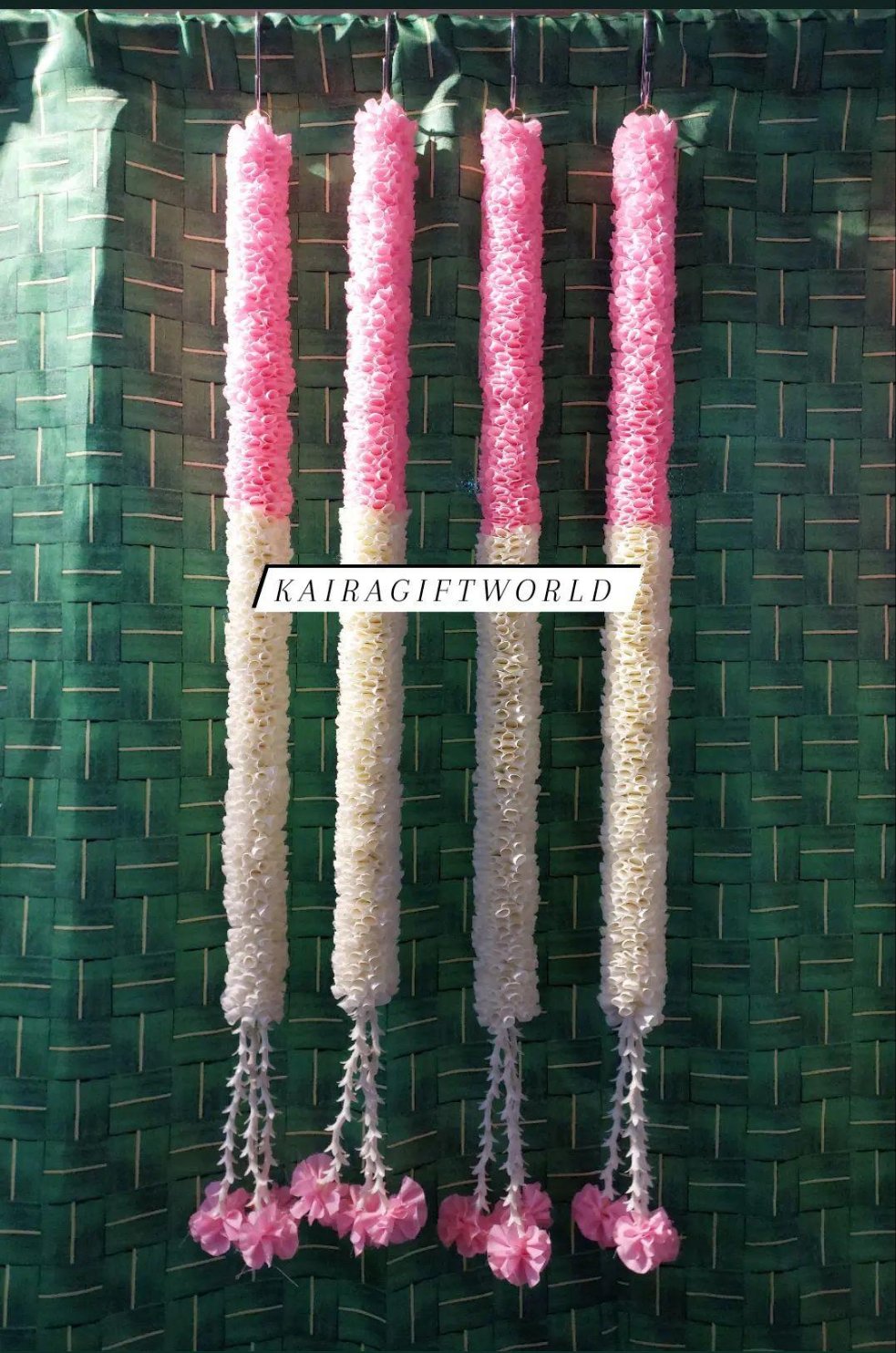 White and Pink Garlands!!!
