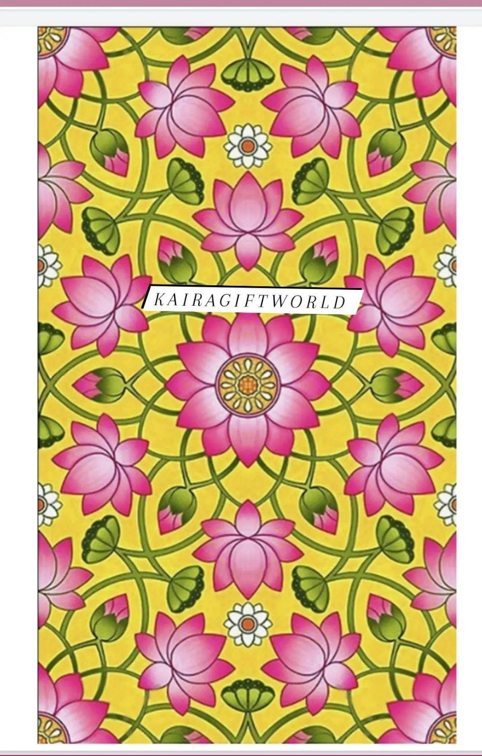 Pink Lotus Backdrop Cloth