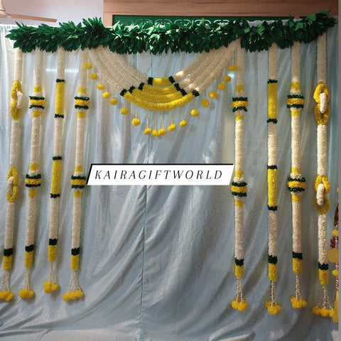 White and Yellow Garlands