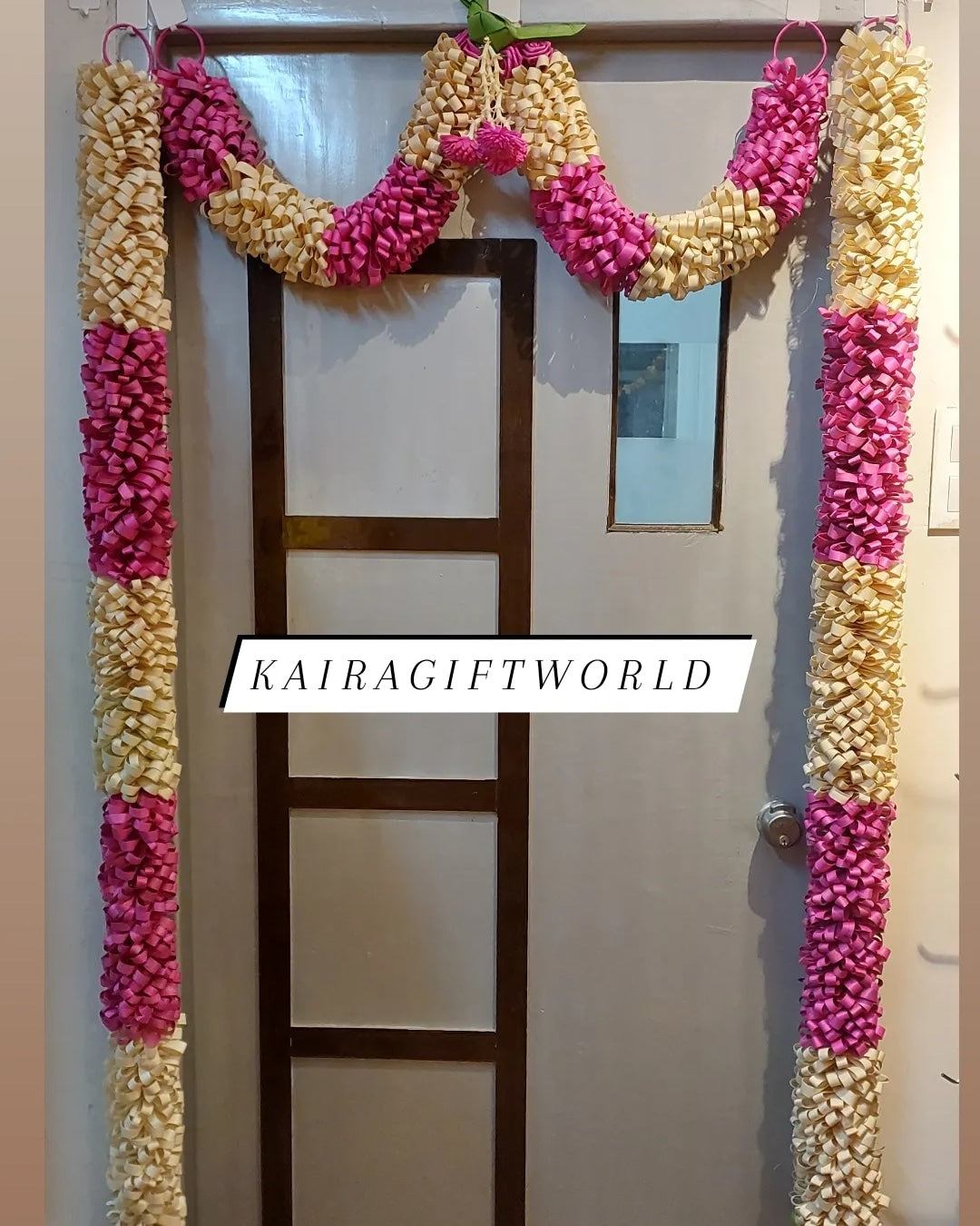 Palm Leaf Entrance Set - Pink